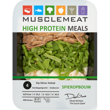 Muscle Meat High Protein Meals Kip Döner Kebab Aardappelgratin - Snijbonen - JUMBO