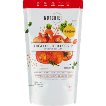 NOTCHIE High Protein Soup Linzen & Tomaat - JUMBO