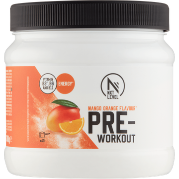 NXT Level Pre-Workout Mango-Orange Flavor - JUMBO