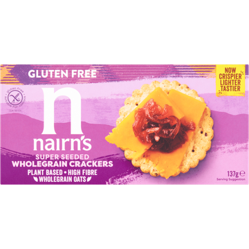 Nairn's Gluten Free Super Seeded Wholegrain Crackers - JUMBO