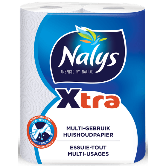 Nalys Keukenpapier 2 rollen xtra - Dirk