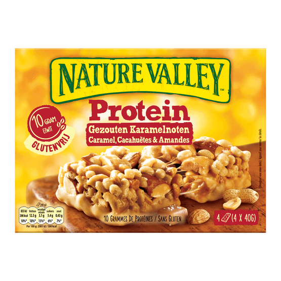 Nature Valley Protein gezouten karamelnoten - Dirk