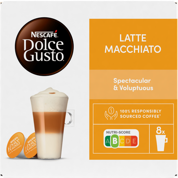 Nescafé Dolce Gusto Latte Macchiato capsules - 16 koffiecups - JUMBO