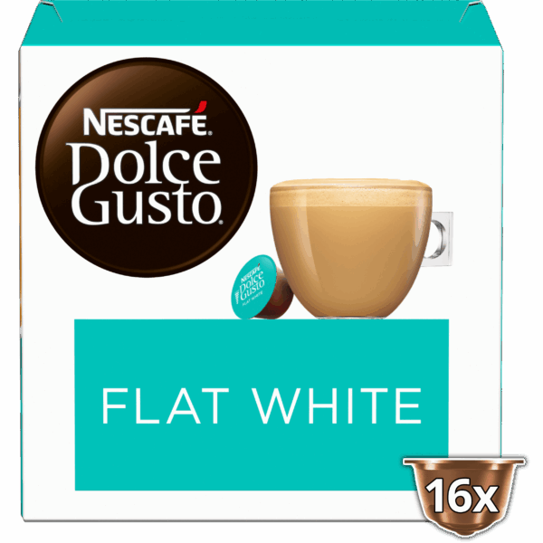 Nescafe Dolce Gusto koffiecups flat white - PLUS