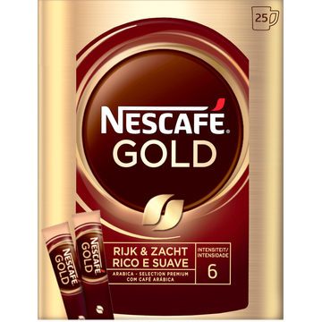 Nescafé Gold Oploskoffie 25 Stuks - JUMBO