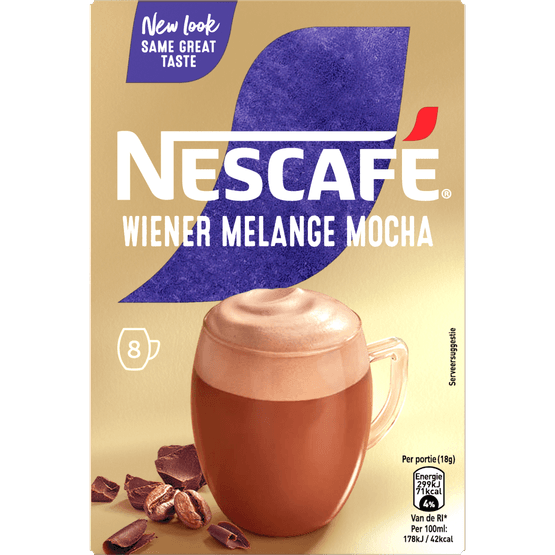 Nescafé Oploskoffie Wiener Melange - Dirk