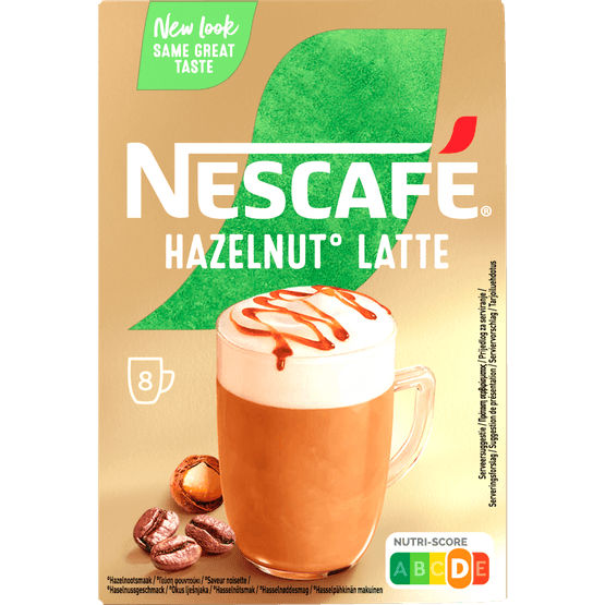 Nescafé Oploskoffie hazelnut latte - Dirk