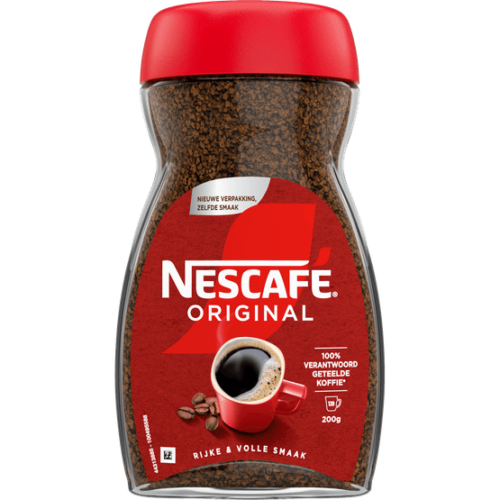 Nescafé Oploskoffie rood melange - Dirk