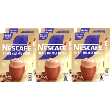 Nescafé Wiener Melange Mocha 8 x 18 g - JUMBO