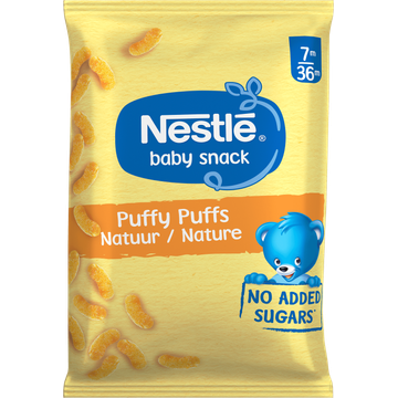 Nestle Baby Snack Puffy Puffs Natuur 7m-36m - JUMBO