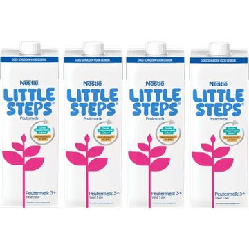 Nestlé LITTLE STEPS® Peutermelk 3+ jaar 4 x 1 L - JUMBO