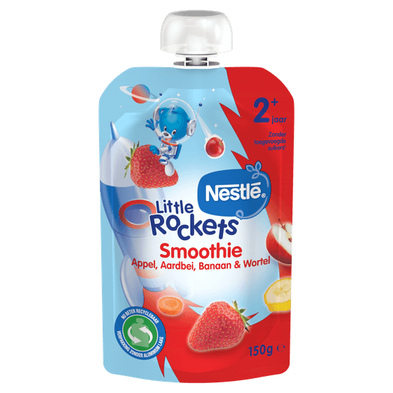 Nestlé Little rockets appel-aardbei-banaan-wortel - Dirk