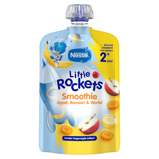 Nestlé Little rockets smoothie appel-banaan-wortel - Dirk