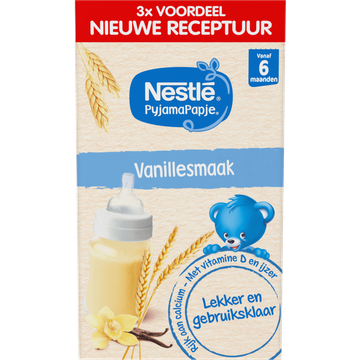 Nestlé PyjamaPapje® Vanillesmaak 6+ maanden baby pap - JUMBO