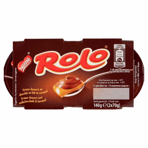 Nestlé Rolo chocolade-karamel dessert - PLUS