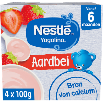 Nestlé Yogolino® Aardbei 6+ maanden baby toetje - JUMBO