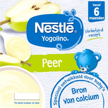 Nestlé Yogolino® Peer 6+ maanden baby toetje - JUMBO