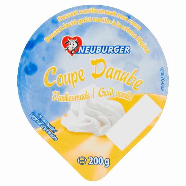 Neuburger Toetje met room vanille - PLUS