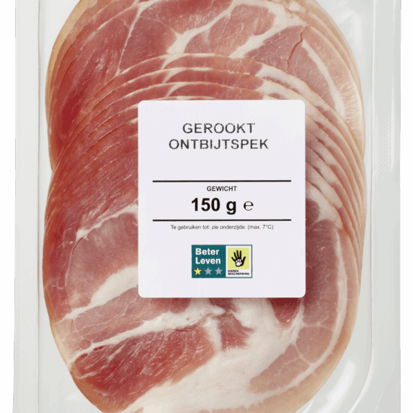 Neutraal Gerookt Ontbijtspek BLK - PLUS