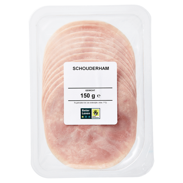 Neutraal Schouderham BLK - PLUS