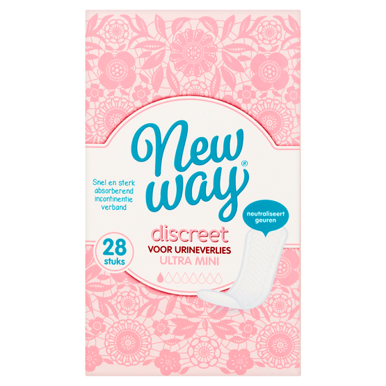 New Way Discreet inlegkruisjes urineverlies ultra mini - Dirk