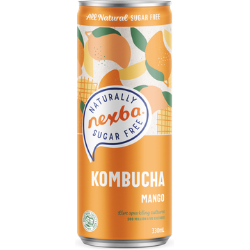 Nexba Kombucha Mango Blik - JUMBO