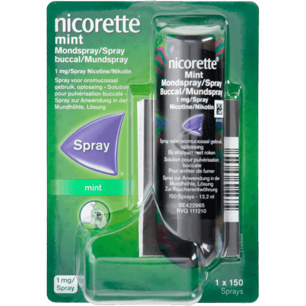 Nicorette Menthol Mint Spray 1 mg - PLUS