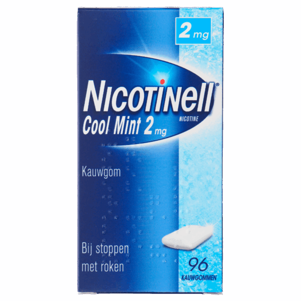 Nicotinell Kauwgom Cool Mint 2mg - PLUS