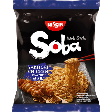 Nissin Soba Wok Style Yakitori Chicken Flavour - JUMBO