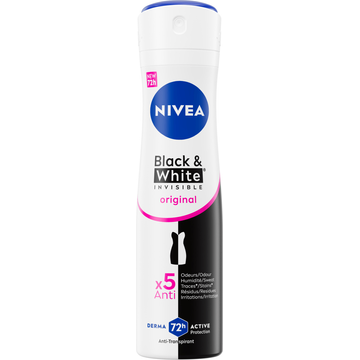 Nivea Anti-Transpirant Black & White Invisible Original - JUMBO
