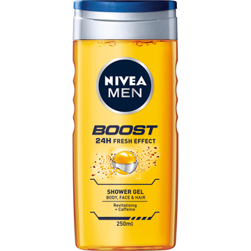 Nivea Men Boost 24h Fresh Effect Shower Gel - JUMBO