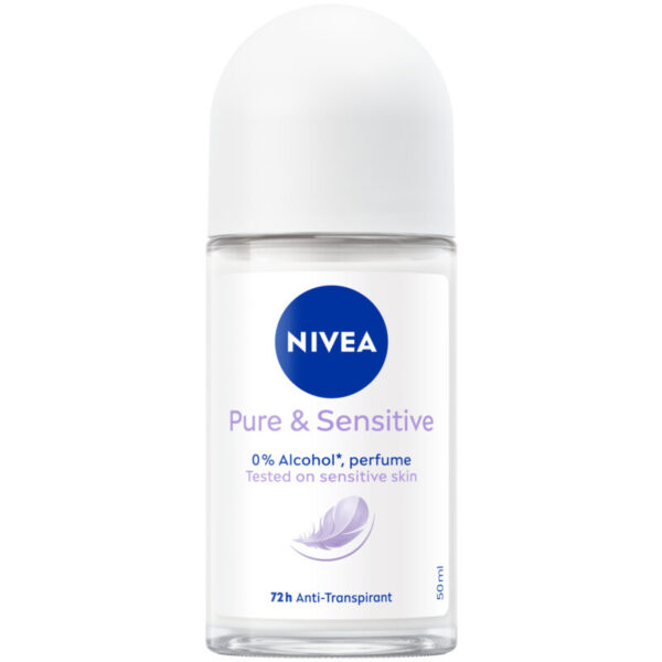 Nivea Pure & Sensitive Anti-Transpirant Roller - Albert Heijn