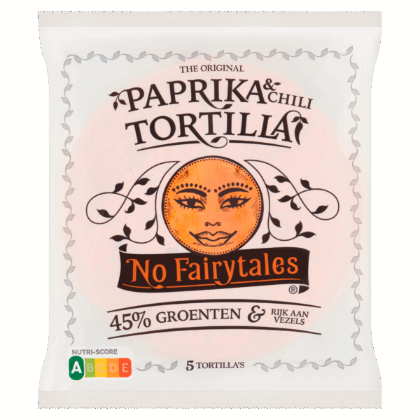 No Fairytales Paprika-chili tortilla - PLUS