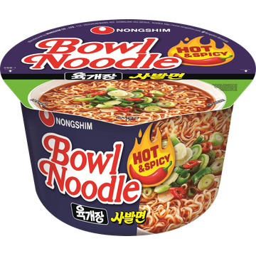 Nongshim Instant Noodles Hot & Spicy Bowl 100g - JUMBO