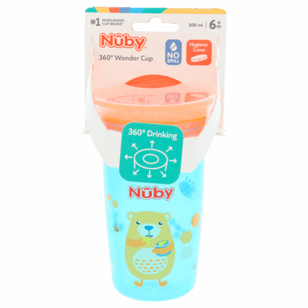Nuby Wondercup oefenbeker 360 graden 300ml - PLUS