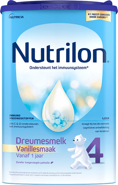 Nutrilon 4 Dreumesmelk Vanillesmaak 1+jr - PLUS