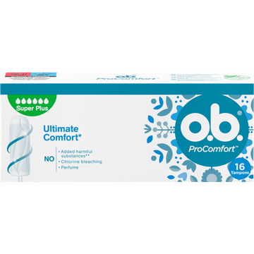 O.B. ProComfort Tampons Super Plus 16 Stuks - JUMBO