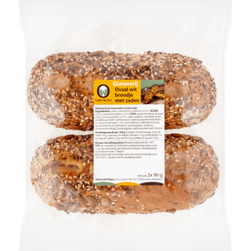 Odenwald Bakery Glutenvrij Ovaal Wit Broodje met Zaden - JUMBO