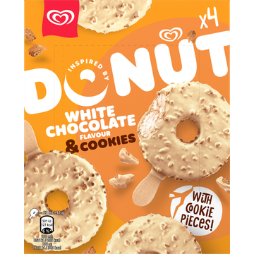 Ola Donut IJs White Chocolate & Cookies - JUMBO