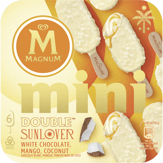 Ola Magnum double sunlover mango - Dirk