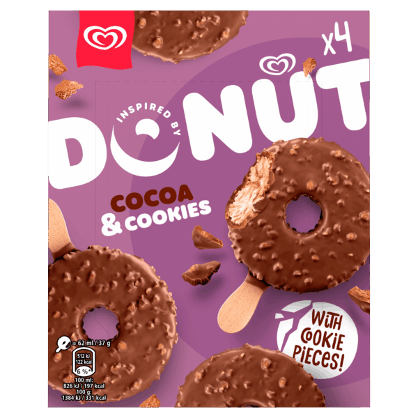 Ola OLA Chocolate Donut Stick 4x62ml - PLUS