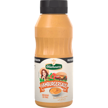 Oliehoorn Hamburgersaus Kruidig & Fris - JUMBO