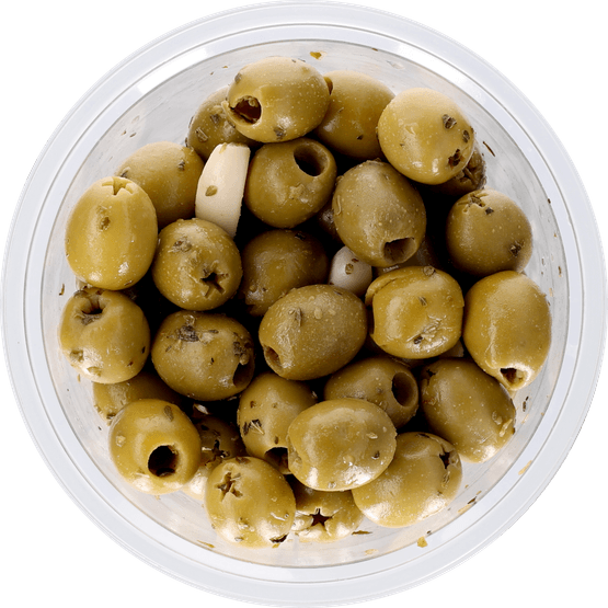 Olijven knoflook groen - Dirk