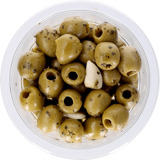 Olijven knoflook groen - Dirk