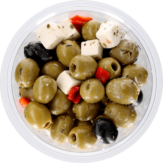 Olijven met zachte kaas - Dirk