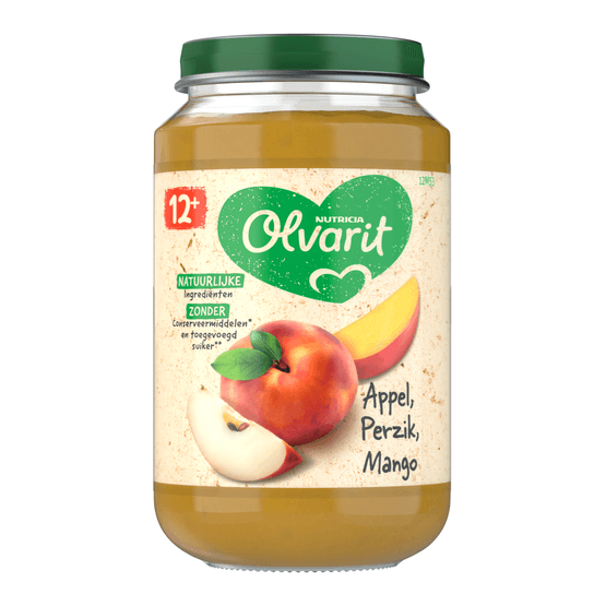 Olvarit 12+ Maanden Appel Perzik Mango - Dirk
