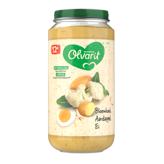 Olvarit 12+ Maanden Bloemkool Aardappel Ei - Dirk