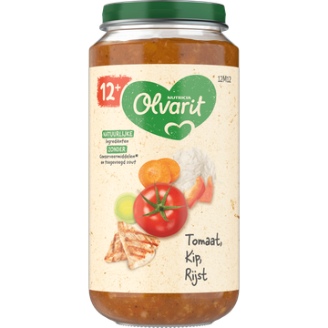 Olvarit 12+ Maanden Tomaat Kip Rijst - JUMBO