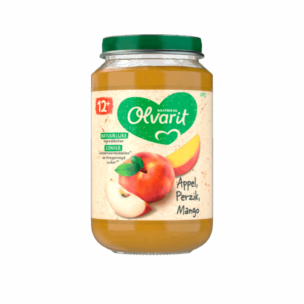 Olvarit 12+mnd Appel Perzik Mango - PLUS