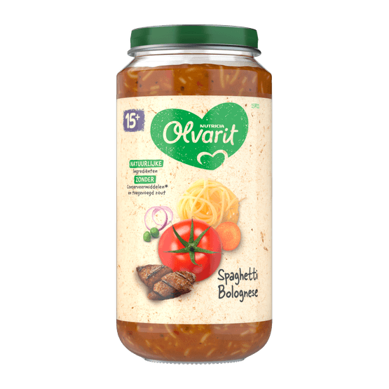 Olvarit 15+ Maanden Spaghetti Bolognese - Dirk